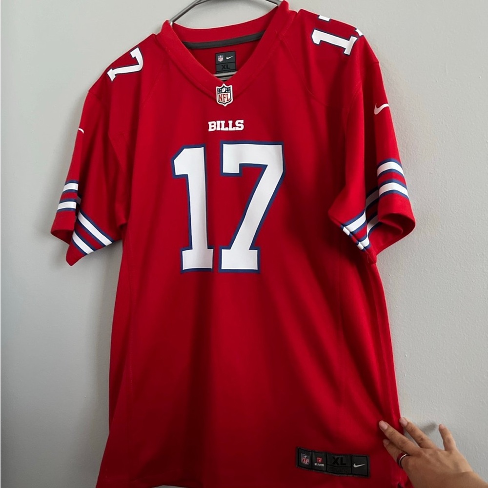 NFL Red Jersey with Nike Logo
